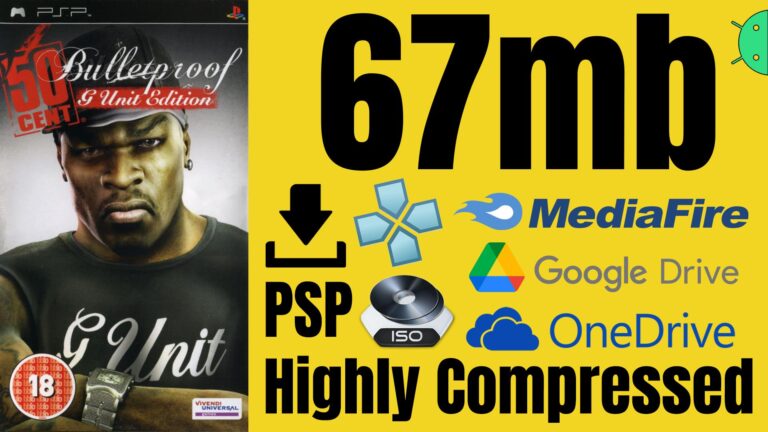 50 Cent Bulletproof PSP ISO Highly Compressed Game Download