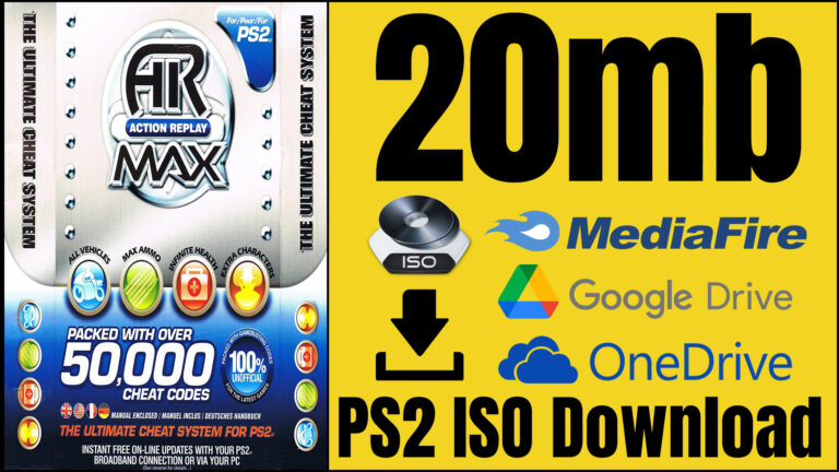 Action Replay MAX PS2 ISO