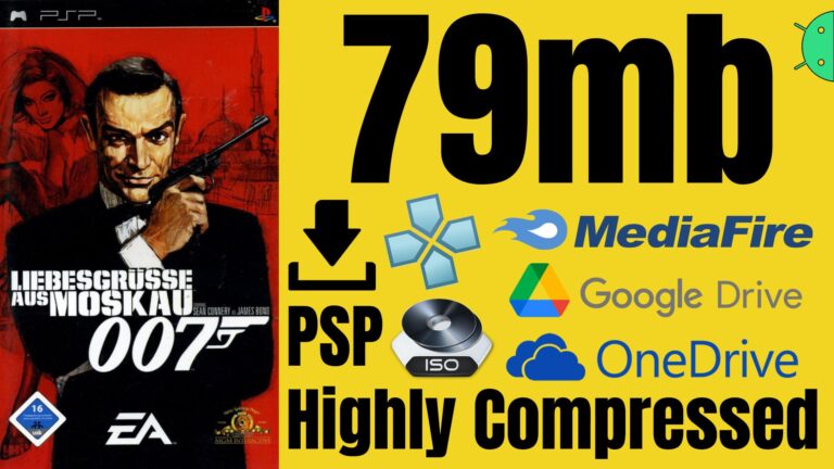 James Bond 007 From Russia With Love PSP ISO Highly Compressed Game Download