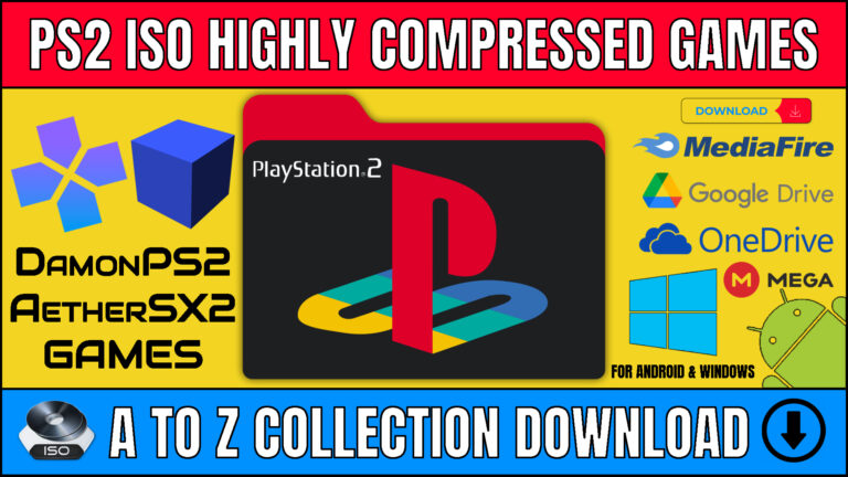 PS2 ISO Highly Compressed (A To Z Collection)