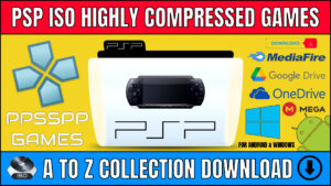 PSP ISO Highly Compressed Games (A To Z Collection)