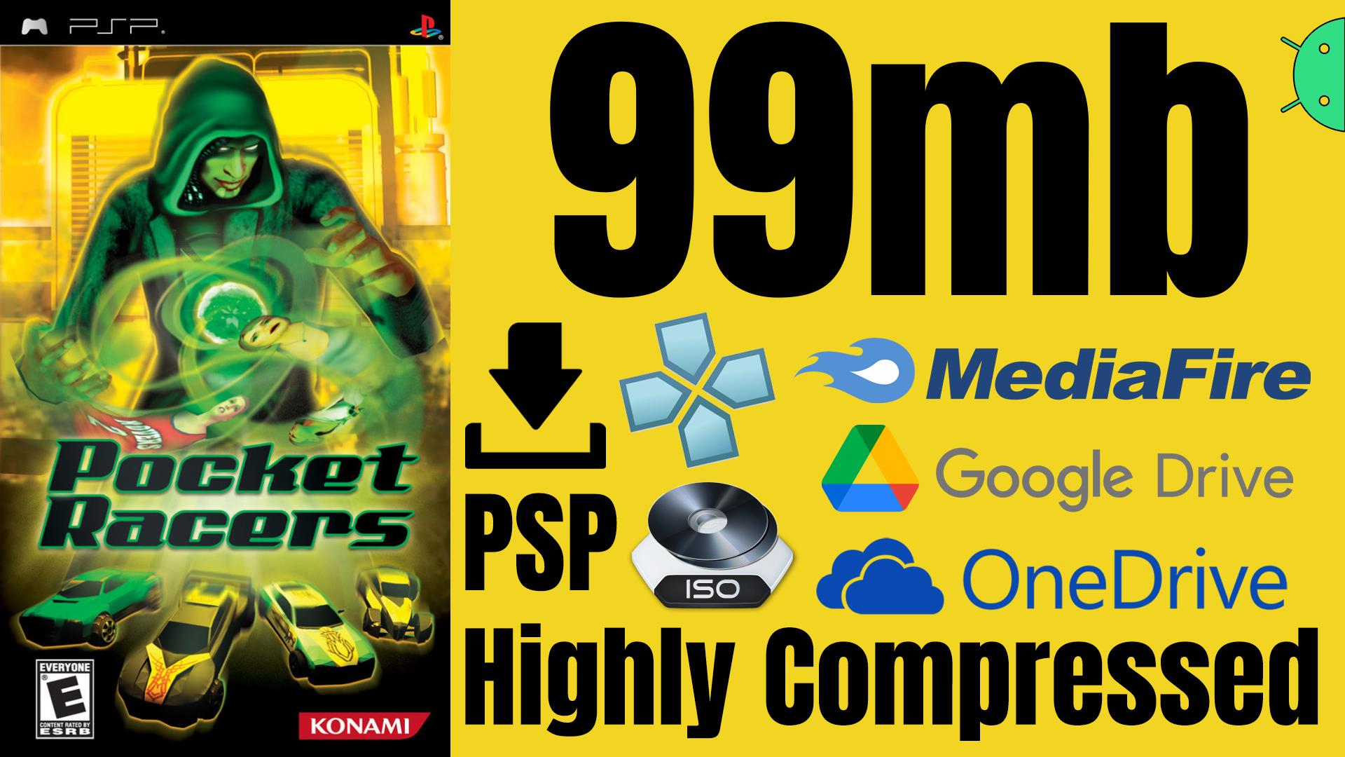 Pocket Racers PSP ISO Highly Compressed Game Download