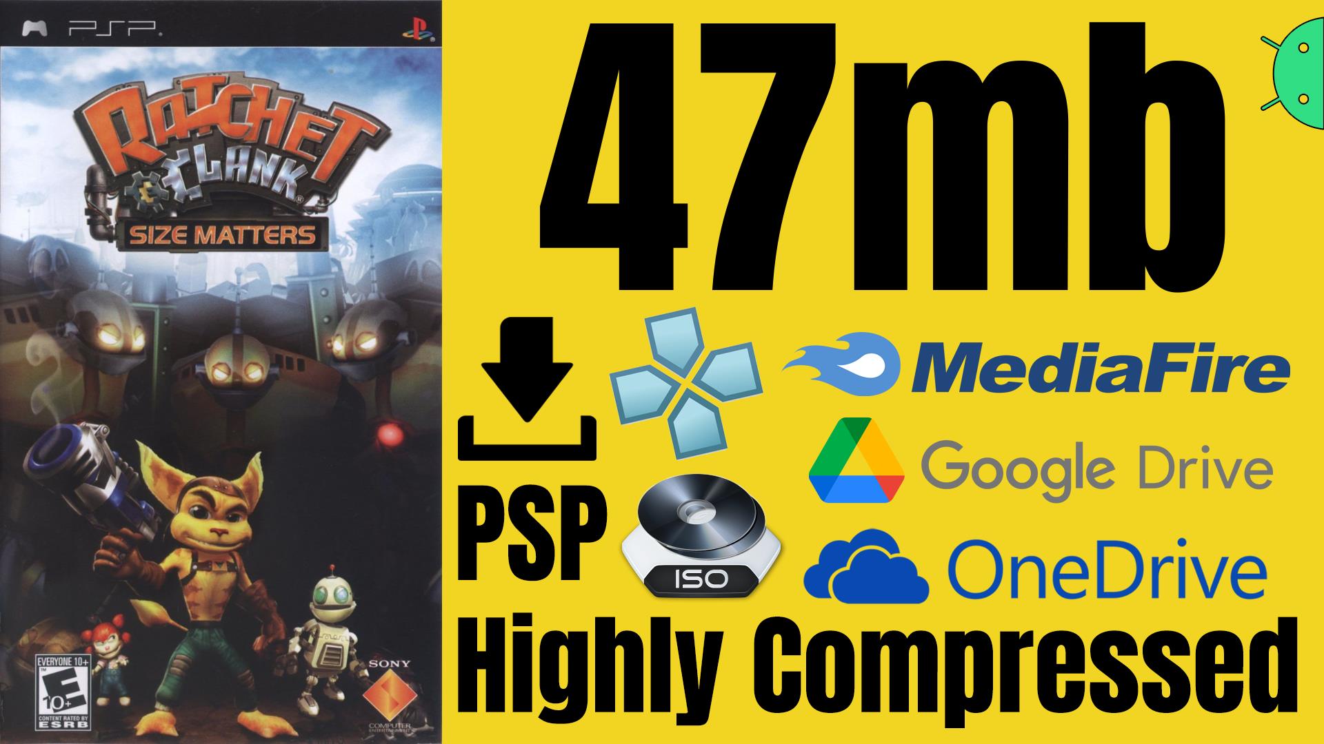 Ratchet & Clank Size Matters PSP ISO Highly Compressed Game Download