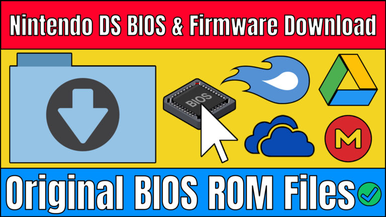 Nintendo DS BIOS and Firmware Download