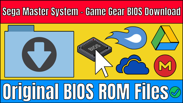 Sega Master System - Game Gear BIOS Download