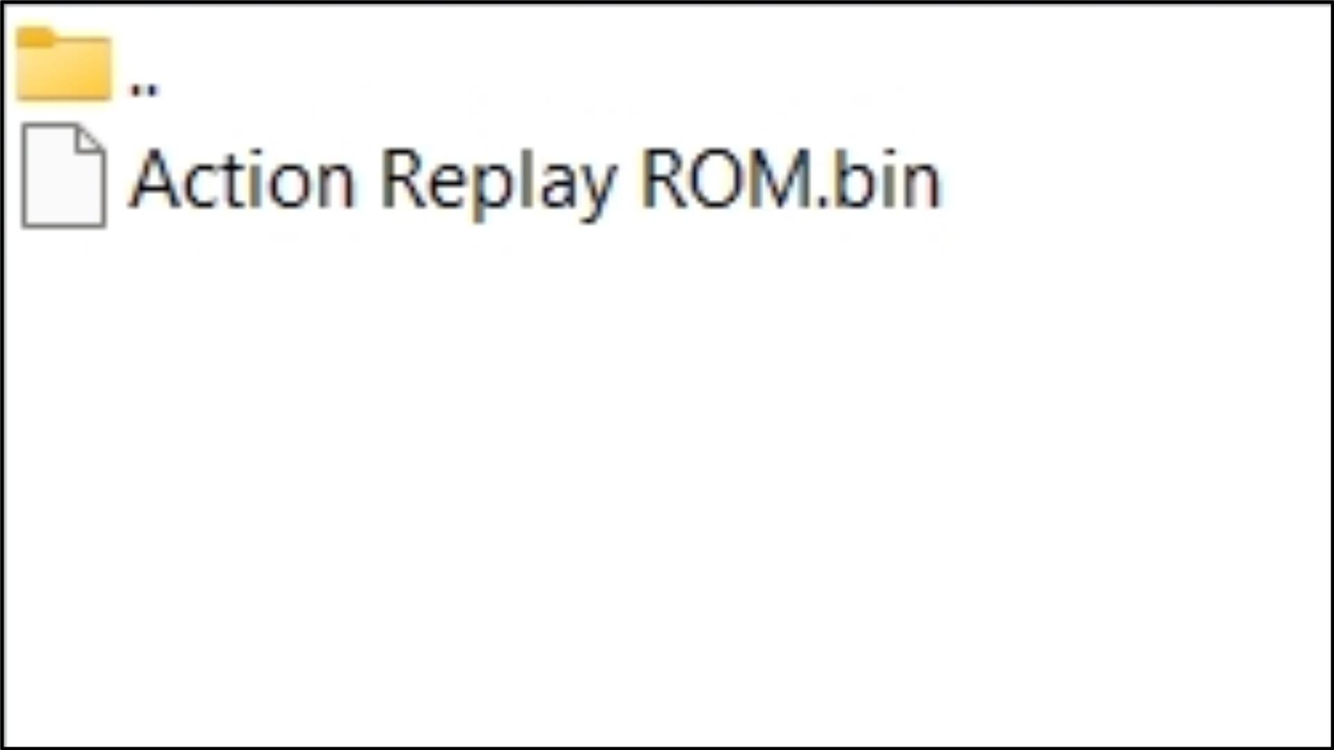 Sega Saturn Action Replay ROM